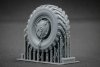 ScaleX WM 35015S GAZ Tiger V1 Sagged wheel set (for Meng) 1/35